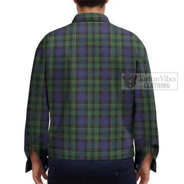 Mowat Tartan Unisex Lapel Cotton Jacket - Tartan Vibes Clothing