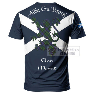 Mowat Tartan Lion Rampant T-Shirt Proudly Display Your Heritage with Alba Gu Brath and Clan Name - Tartan Vibes Clothing