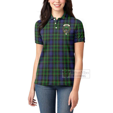 Mowat Tartan Women's Polo Shirt with Family Crest and Bearded Skull Holding Bottles of Whiskey - Tartan Vibes Clothing