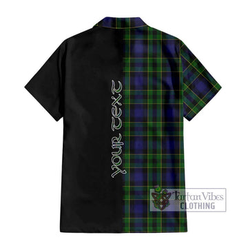 Mowat Tartan Hawaiian Shirt with Family Crest and Half Of Me Style - Tartan Vibes Clothing