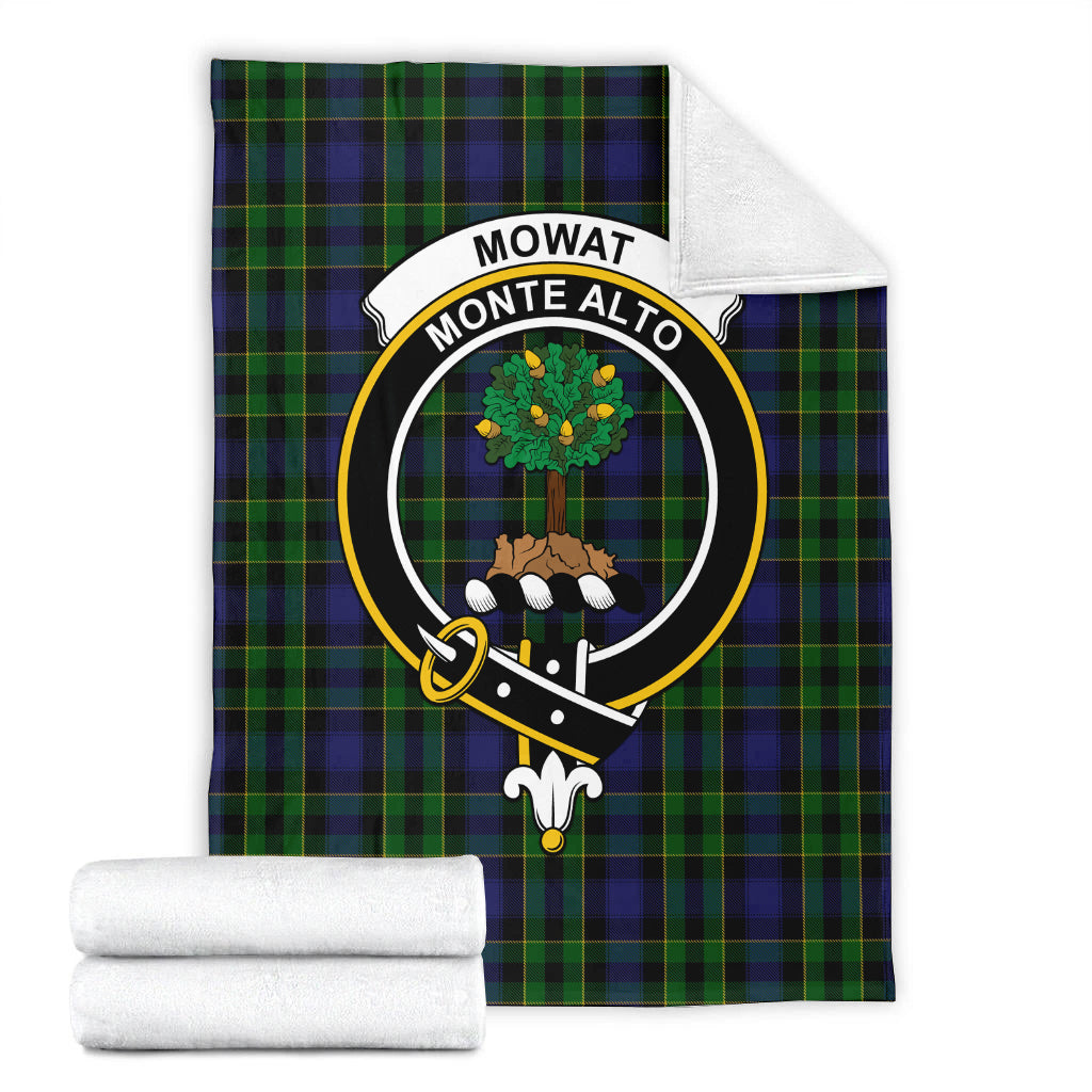mowat-tartab-blanket-with-family-crest