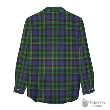 Mowat Tartan Women's Casual Shirt with Family Crest - Tartan Vibes Clothing