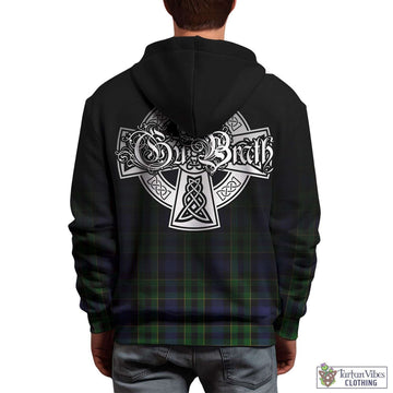 Mowat Tartan Hoodie Featuring Alba Gu Brath Family Crest Celtic Inspired - Tartan Vibes Clothing