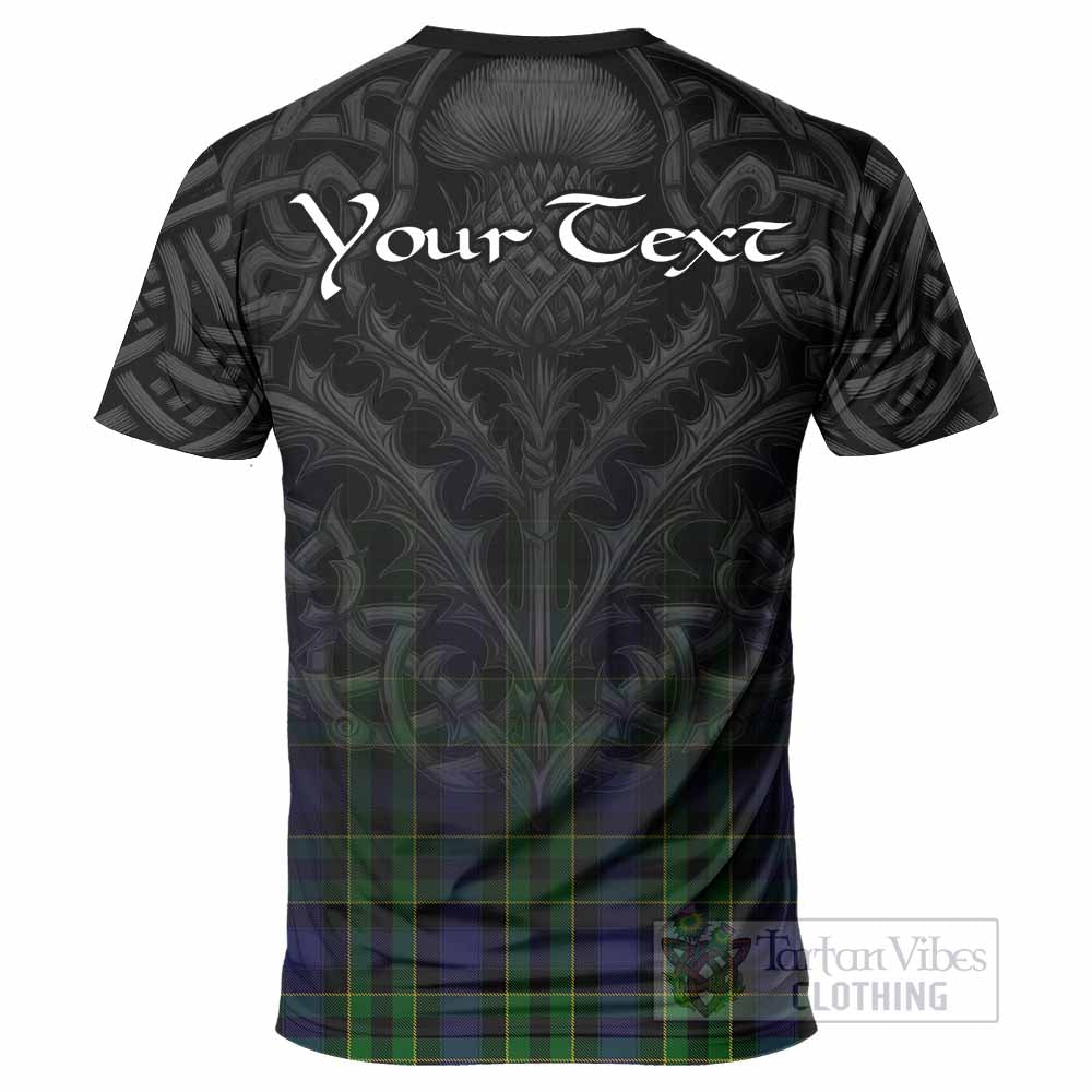 Mowat Tartan T-Shirt with Family Crest Celtic Thistle Vibes - Tartan Vibes Clothing
