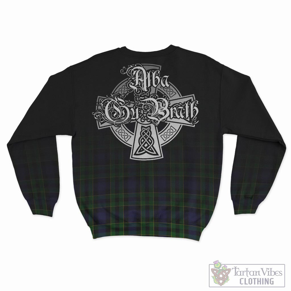 Mowat Tartan Sweatshirt Featuring Alba Gu Brath Family Crest Celtic Inspired - Tartan Vibes Clothing