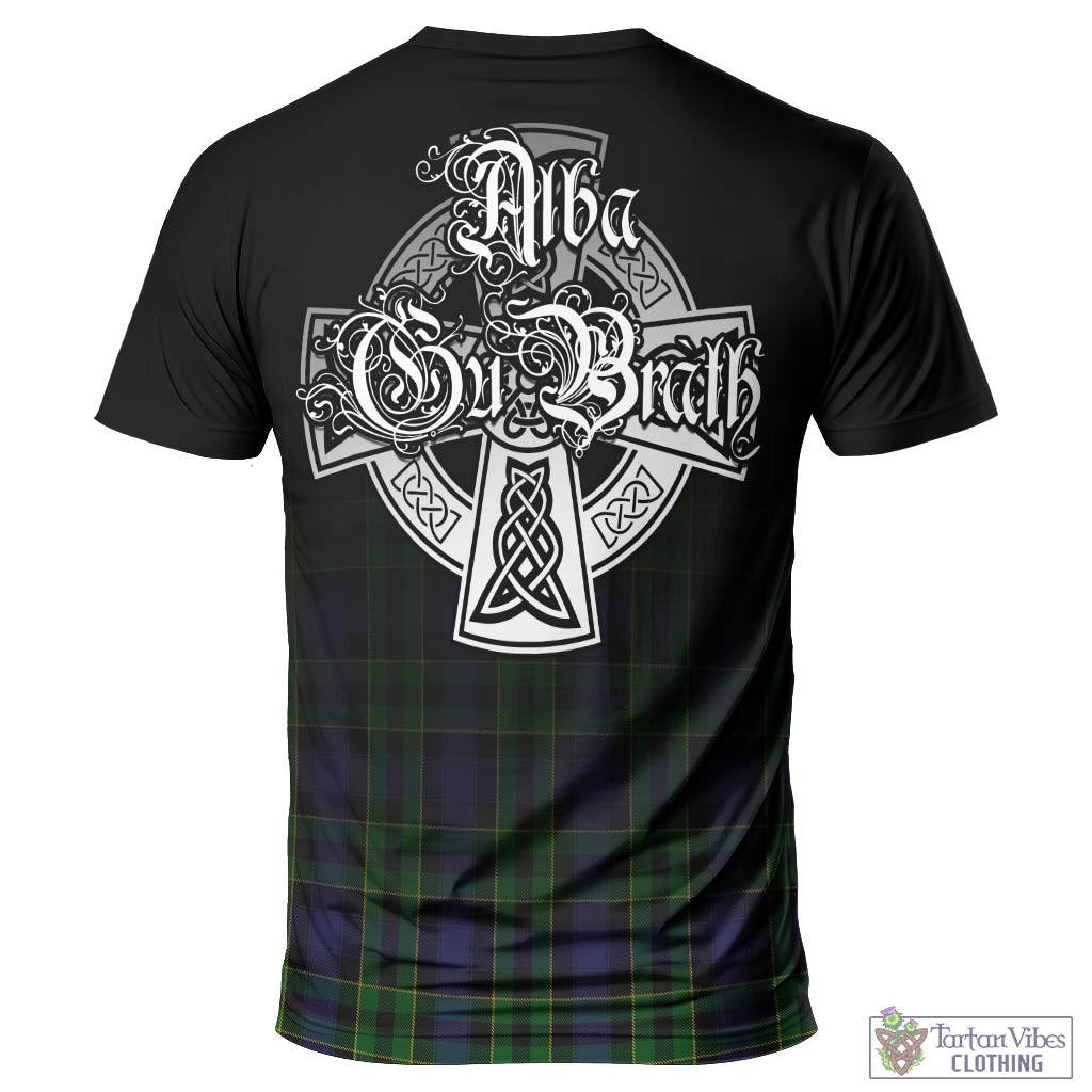 Mowat Tartan T-Shirt Featuring Alba Gu Brath Family Crest Celtic Inspired - Tartan Vibes Clothing