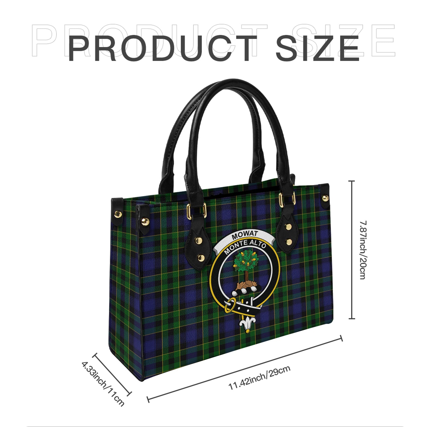 mowat-tartan-leather-bag-with-family-crest