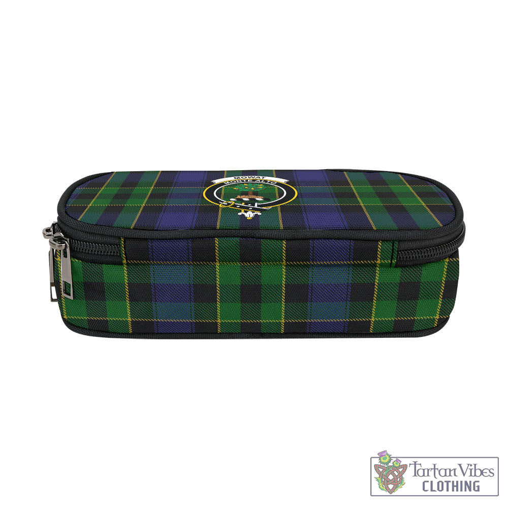 Mowat Tartan Pen and Pencil Case with Family Crest - Tartan Vibes Clothing