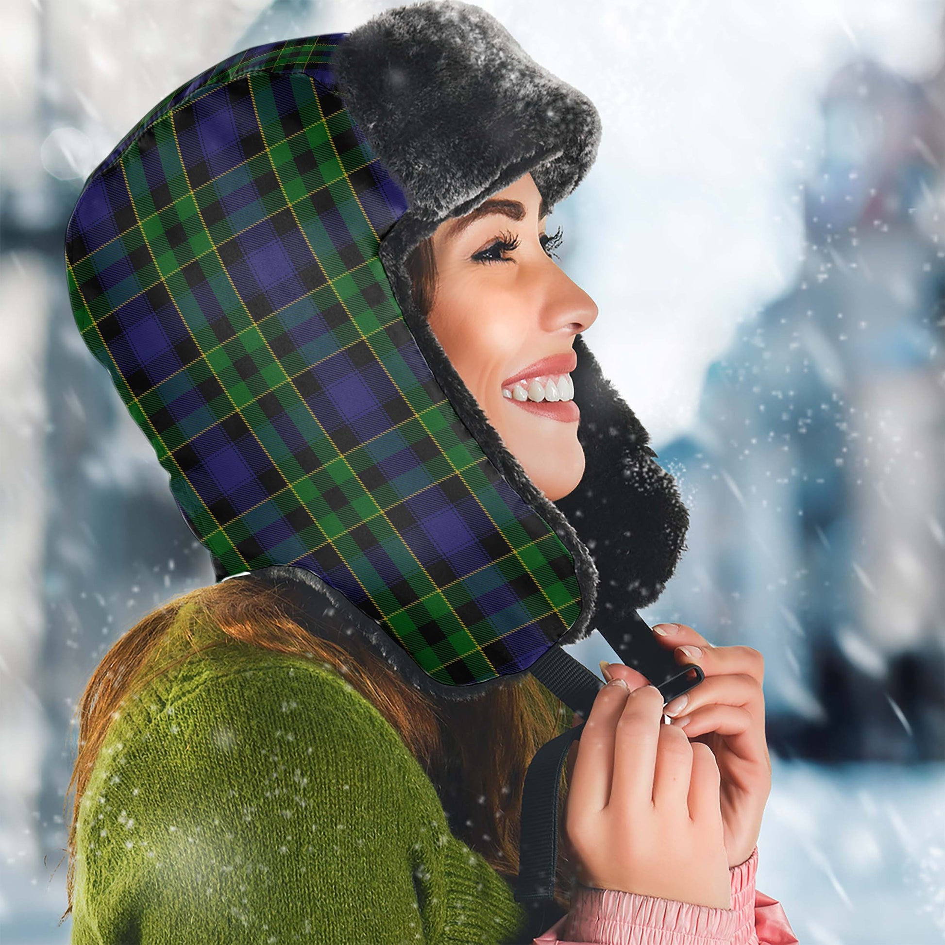 Mowat Tartan Winter Trapper Hat - Tartan Vibes Clothing