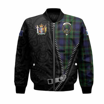 Mowat Tartan Bomber Jacket New Zealand Pattern Unique Zipper Stylized