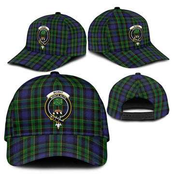 Mowat Tartan Classic Cap with Family Crest