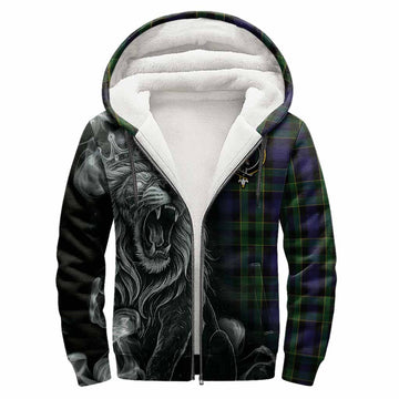 Mowat Tartan Sherpa Hoodie Roaring Lion Heritage