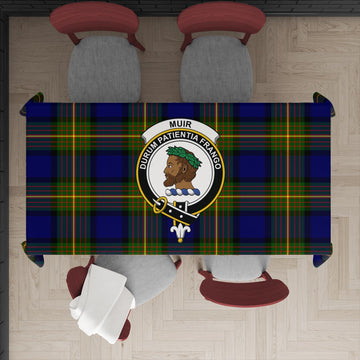Muir Tartan Tablecloth with Family Crest
