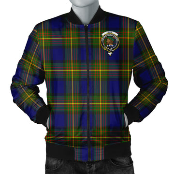 Muir Tartan Bomber Jacket with Family Crest