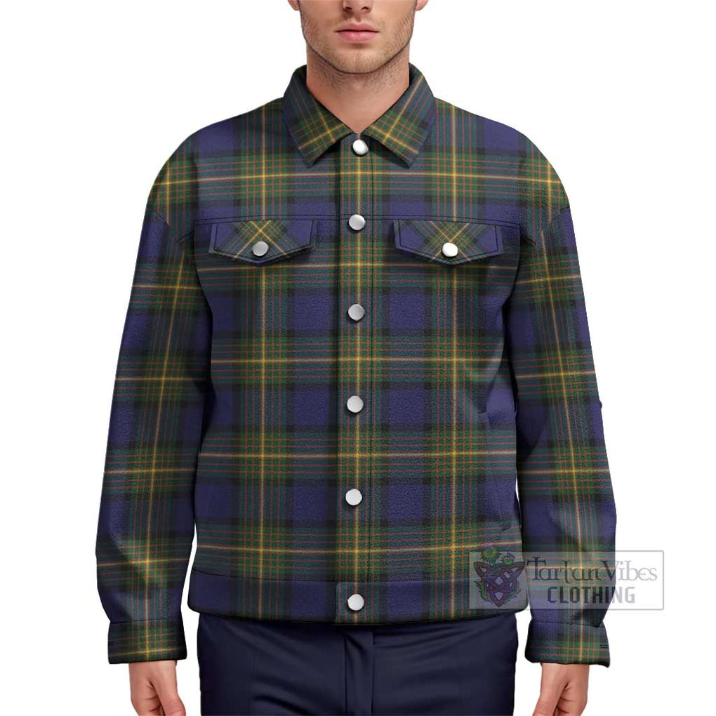 Muir Tartan Unisex Lapel Cotton Jacket Unisex - Tartan Vibes Clothing