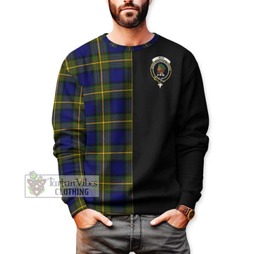Muir Tartan Sweatshirt with Family Crest and Half Of Me Style Unisex - Tartanvibesclothing Shop