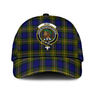 Muir Tartan Classic Cap with Family Crest