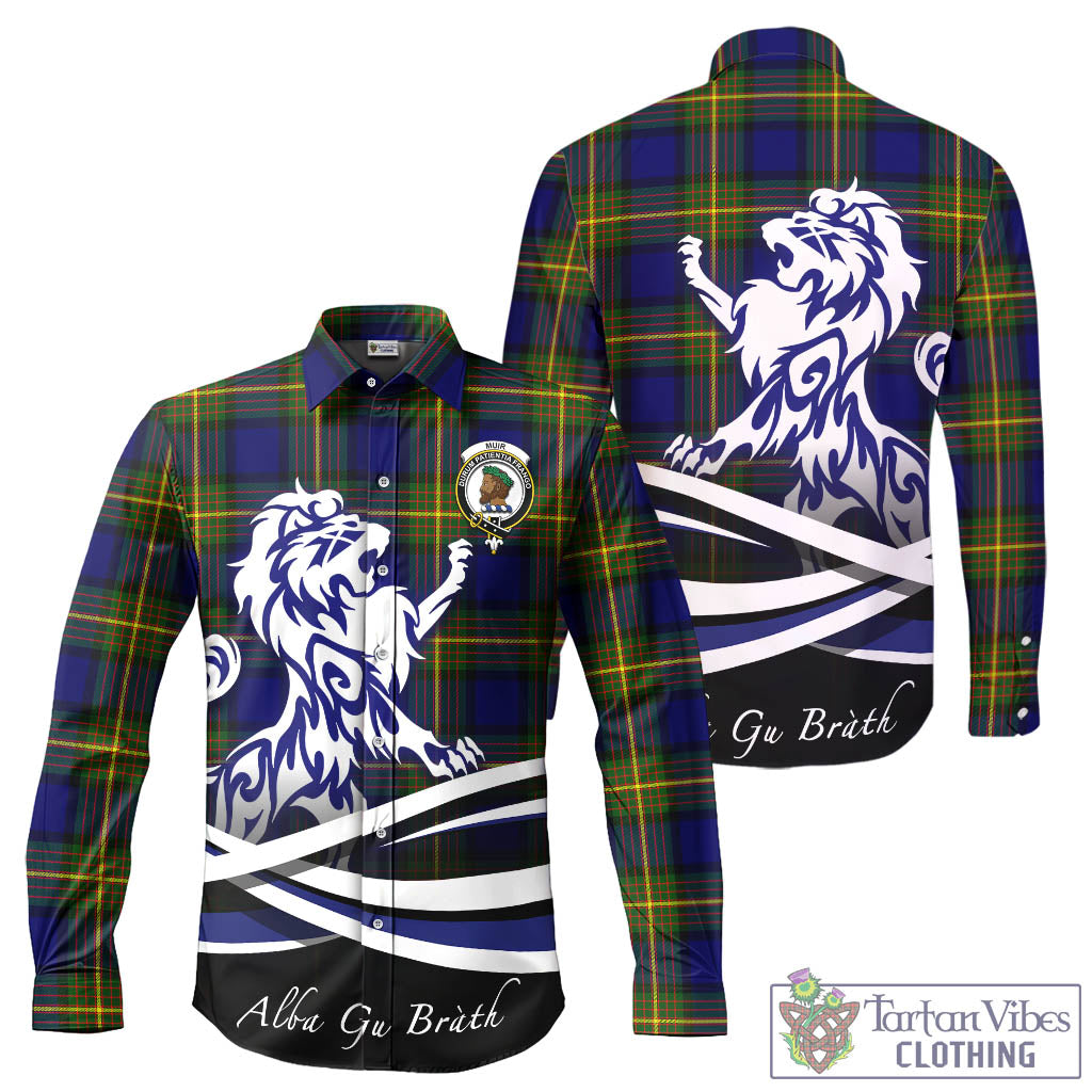 muir-tartan-long-sleeve-button-up-shirt-with-alba-gu-brath-regal-lion-emblem