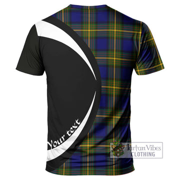 Tartan Vibes Clothing Muir Tartan T-Shirt with Family Crest Circle Style
