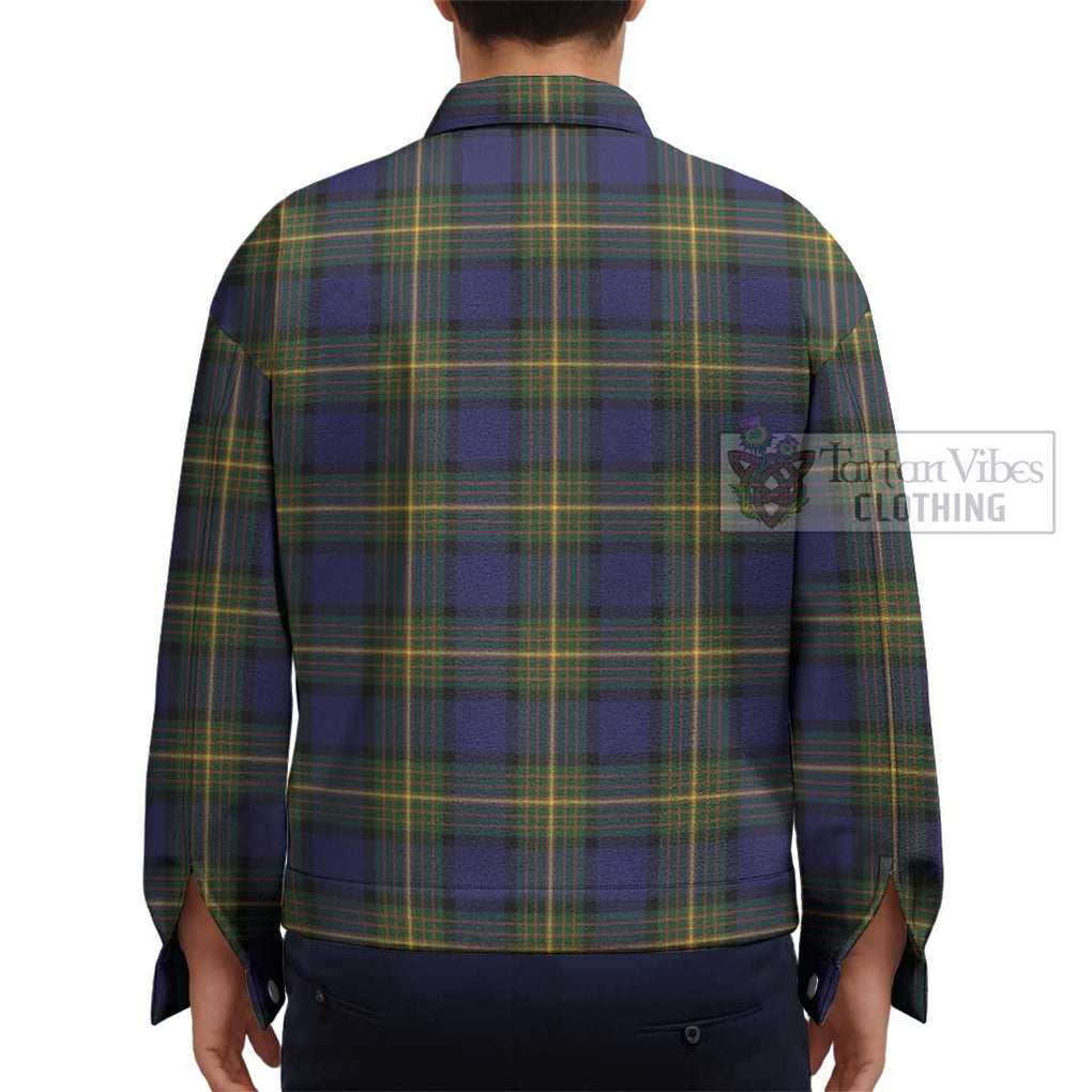 Muir Tartan Unisex Lapel Cotton Jacket - Tartan Vibes Clothing