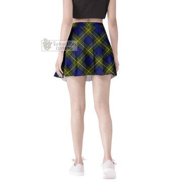 Muir Tartan Women's Plated Mini Skirt Cross Style
