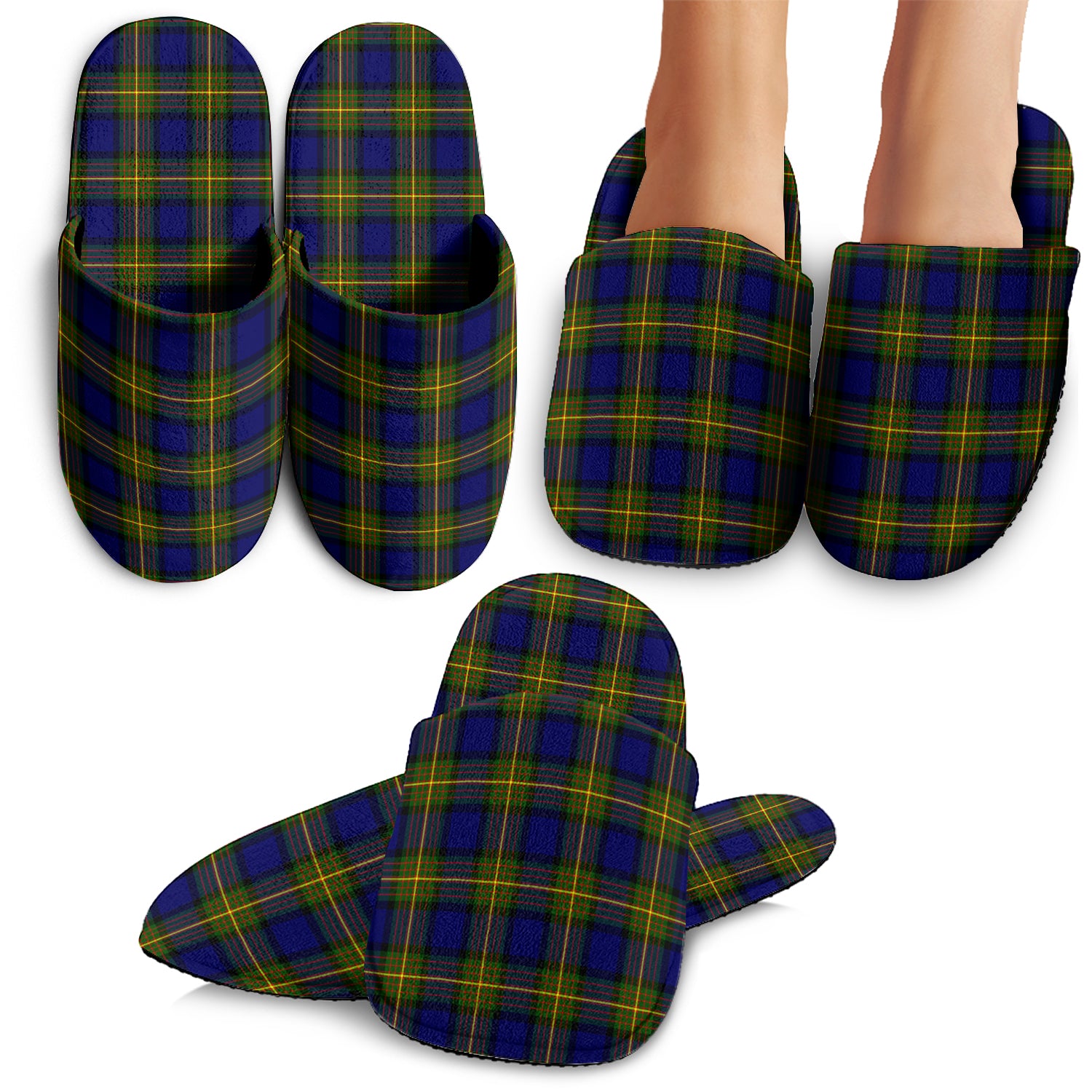 Muir Tartan Home Slippers - Tartanvibesclothing Shop