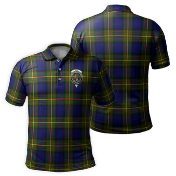 Muir Tartan Men's Polo Shirt with Family Crest