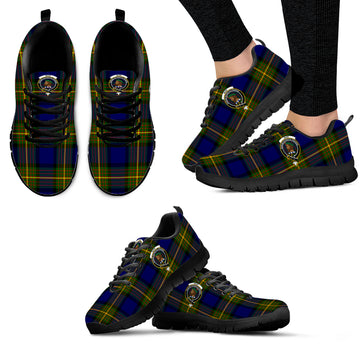 Muir Tartan Sneakers with Family Crest
