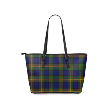 Muir Tartan Leather Tote Bag