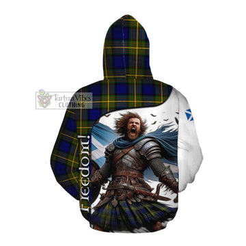 Muir Crest Tartan Cotton Hoodie Inspired by the Freedom of Scottish Warrior