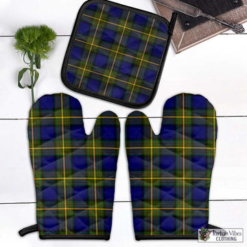 Muir Tartan Combo Oven Mitt & Pot-Holder Combo 1 Oven Mitt & 1 Pot-Holder Black - Tartan Vibes Clothing