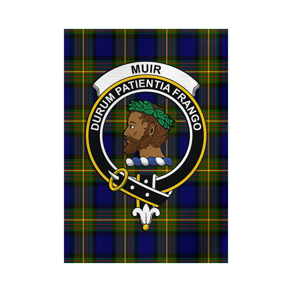 Muir Tartan Flag with Family Crest - Tartan Vibes Clothing
