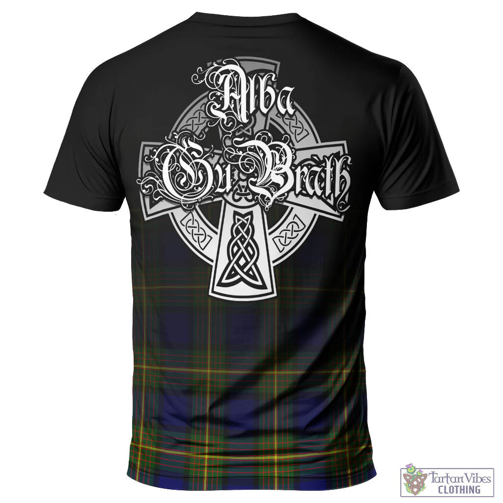 Tartan Vibes Clothing Muir Tartan T-Shirt Featuring Alba Gu Brath Family Crest Celtic Inspired