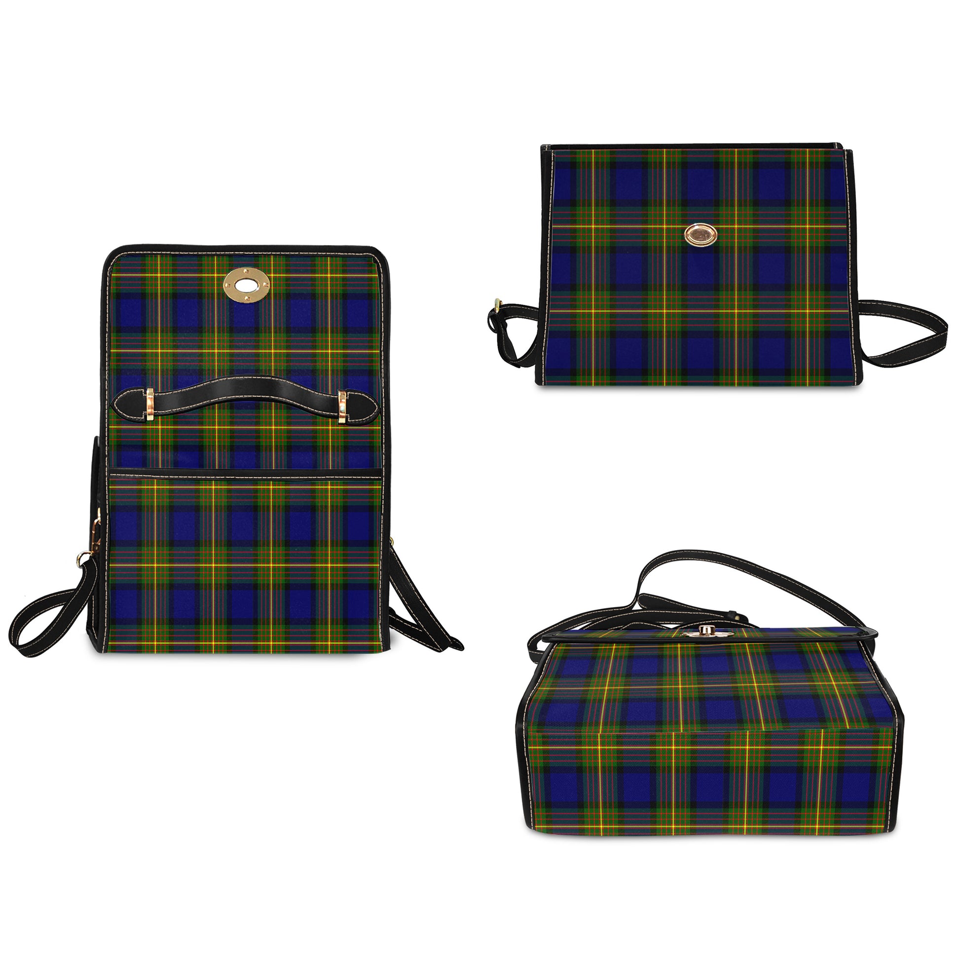 muir-tartan-leather-strap-waterproof-canvas-bag