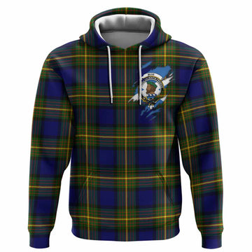 Muir Clan Crest In Me Tartan Hoodie Scotland Flag Style