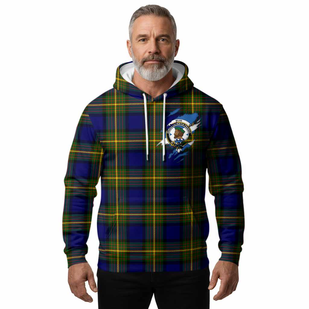Muir Clan Crest In Me Tartan Hoodie Scotland Flag Style