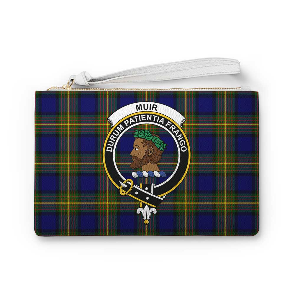 Tartan Vibes Clothing Muir Family Crest Tartan Clutch Bag