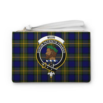 Muir Family Crest Tartan Clutch Bag