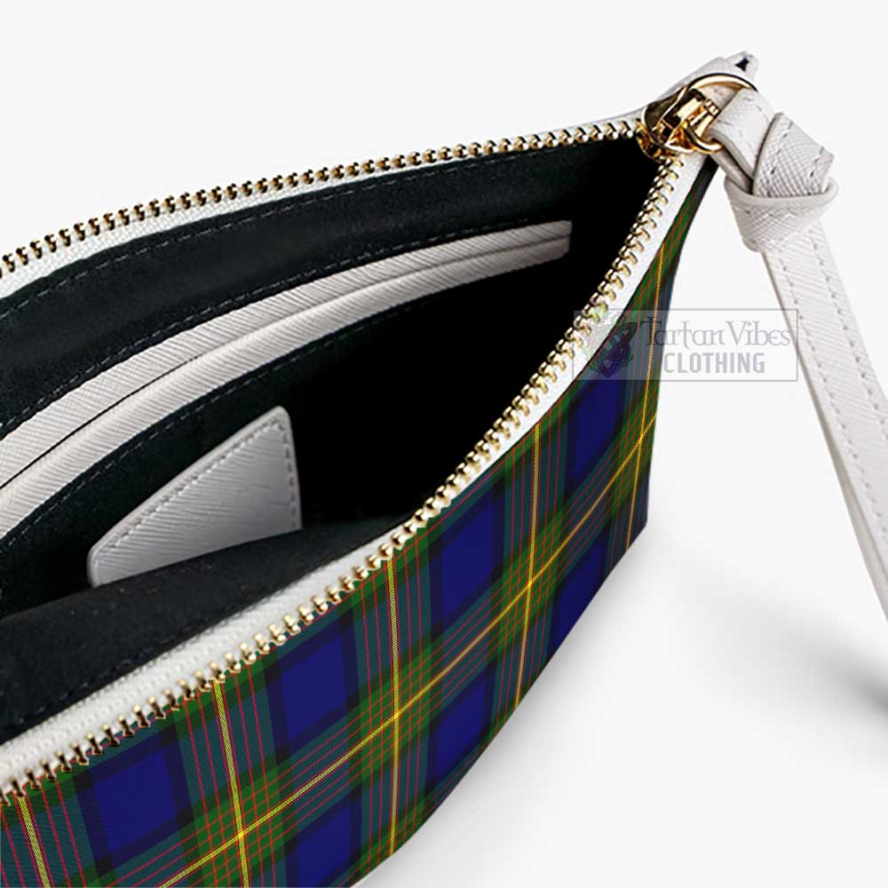 Tartan Vibes Clothing Muir Family Crest Tartan Clutch Bag