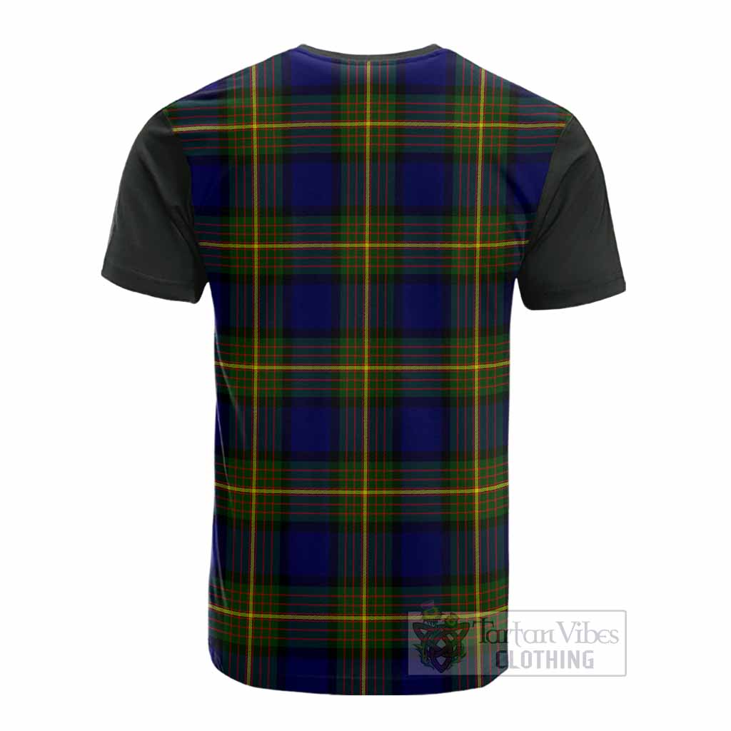 Muir Tartan Accent Cotton T-shirt with Family Crest