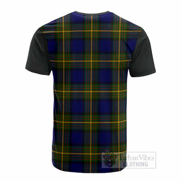 Muir Tartan Accent Cotton T-shirt with Family Crest