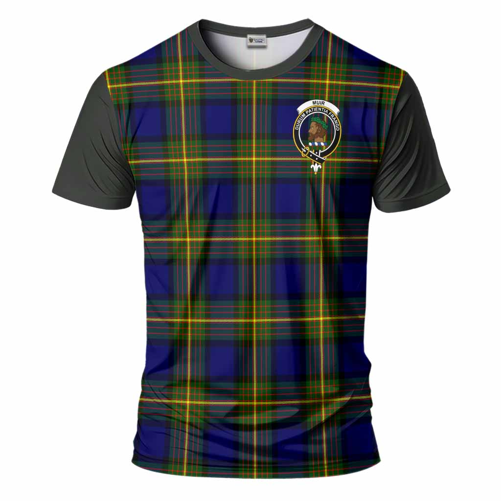 Muir Tartan Accent T-Shirt with Family Crest