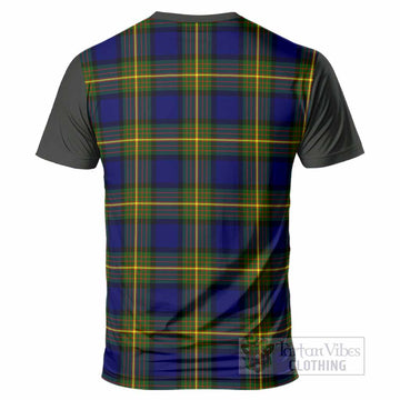 Muir Tartan Accent T-Shirt with Family Crest