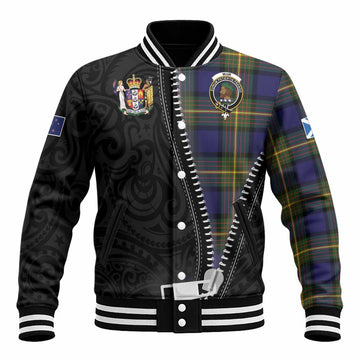 Muir Tartan Baseball Jacket New Zealand Pattern Unique Zipper Stylized