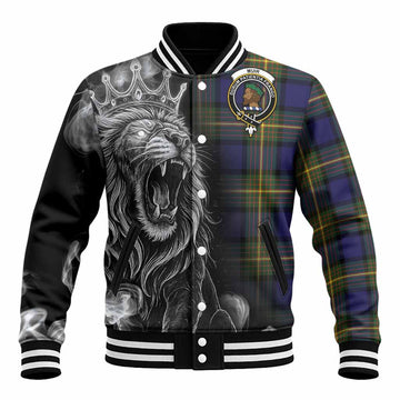 Muir Tartan Baseball Jacket Roaring Lion Heritage