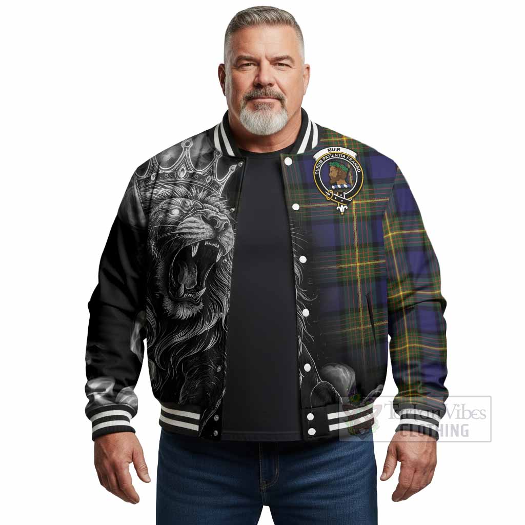 Muir Tartan Baseball Jacket Roaring Lion Heritage