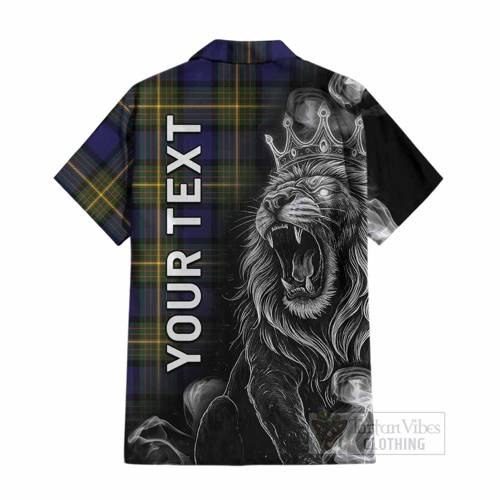 Muir Tartan Cotton Hawaiian Shirt Roaring Lion Heritage