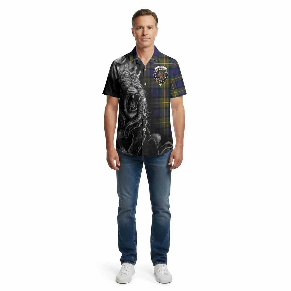 Muir Tartan Cotton Hawaiian Shirt Roaring Lion Heritage