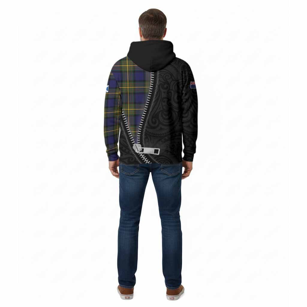 Muir Tartan Cotton Hoodie New Zealand Pattern Unique Zipper Stylized