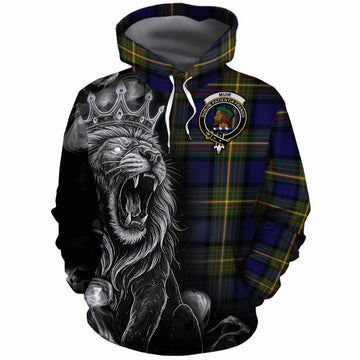 Muir Tartan Cotton Hoodie Roaring Lion Heritage